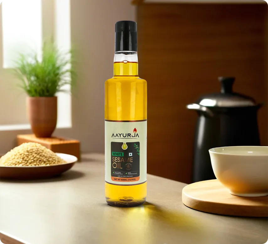 White Sesame Oil – Premium Edible Oil for Cooking & Health