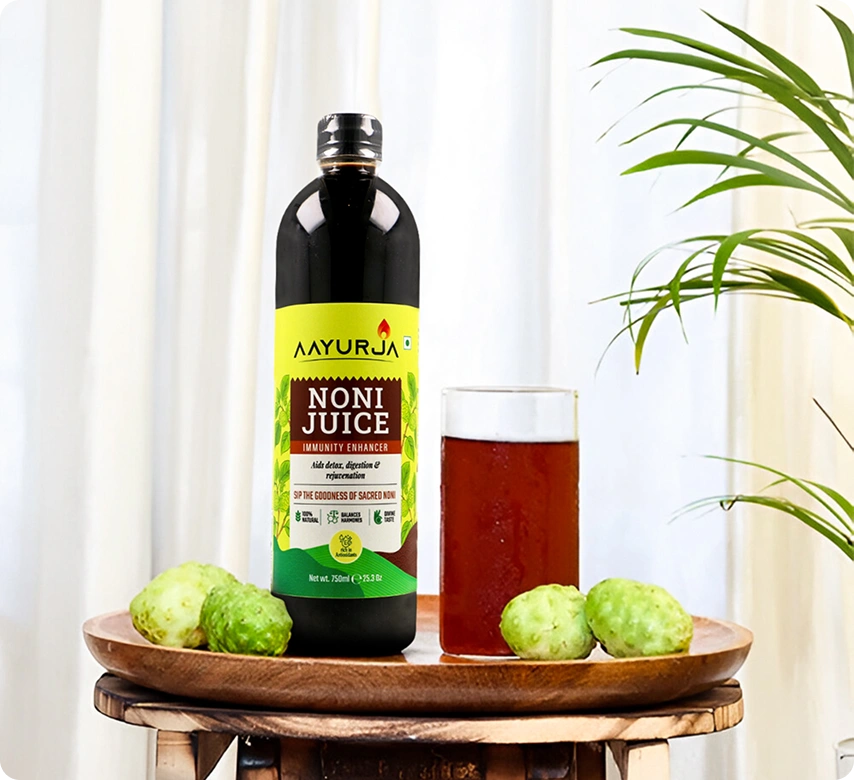 Aayurja Noni Herbal Juice | Immunity & Wellness Booster | 100% Natural Detox Tonic