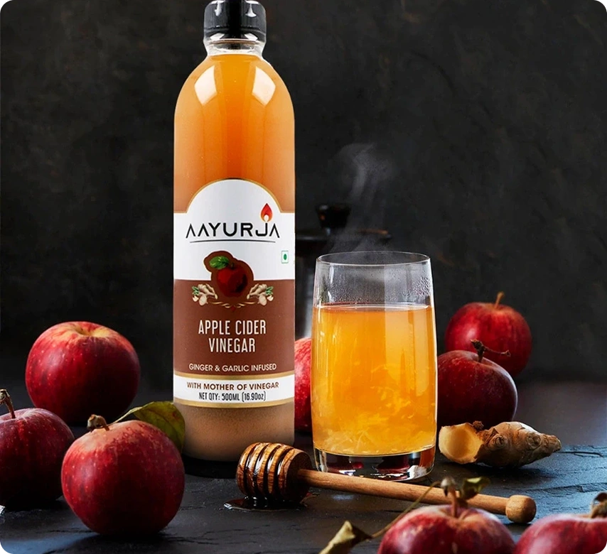 Ginger Infused Apple Cider Vinegar – Detox, Digestion & Immunity Tonic