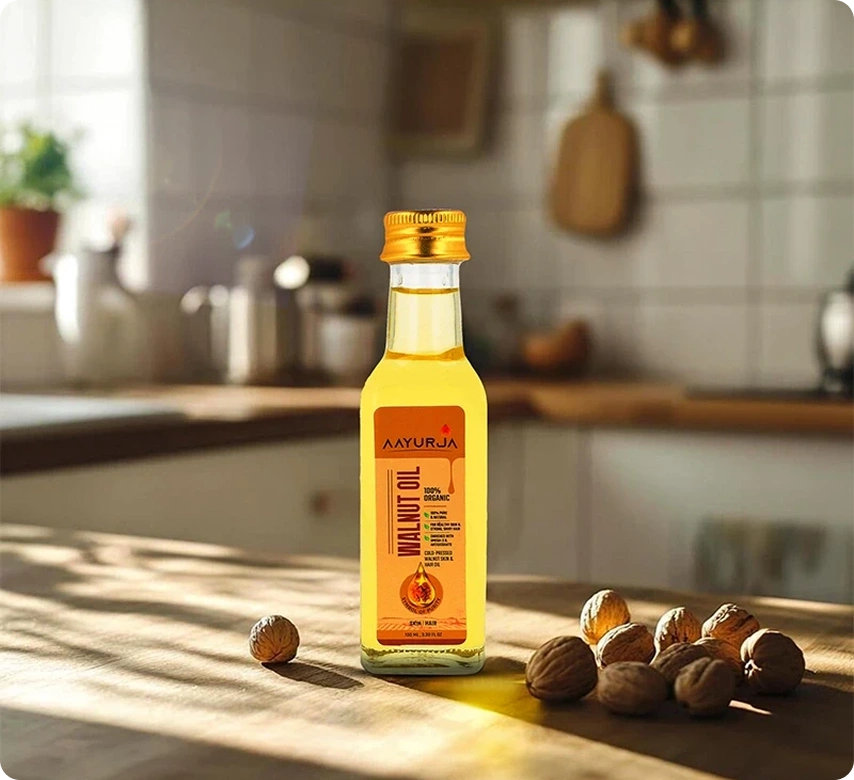 100% Organic & Premium Walnut Oil – Rich in Omega & Antioxidants