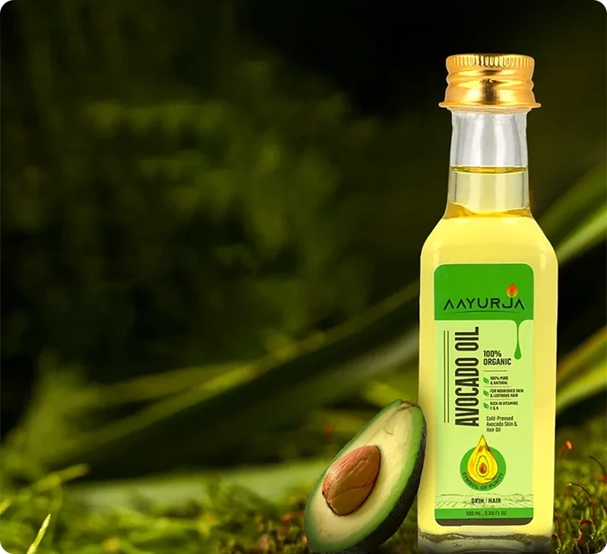 100% Organic Cold-Pressed Avocado Oil – Nourishing for Skin & Hair