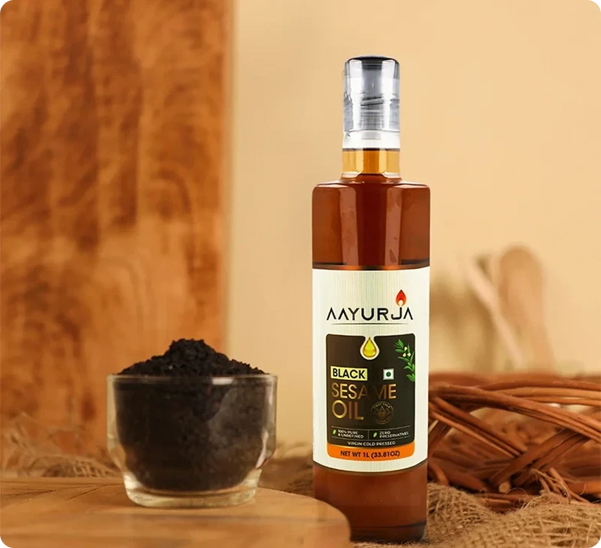 Black Sesame Oil – Nutrient-Rich Culinary Oil for Heart & Bone Health