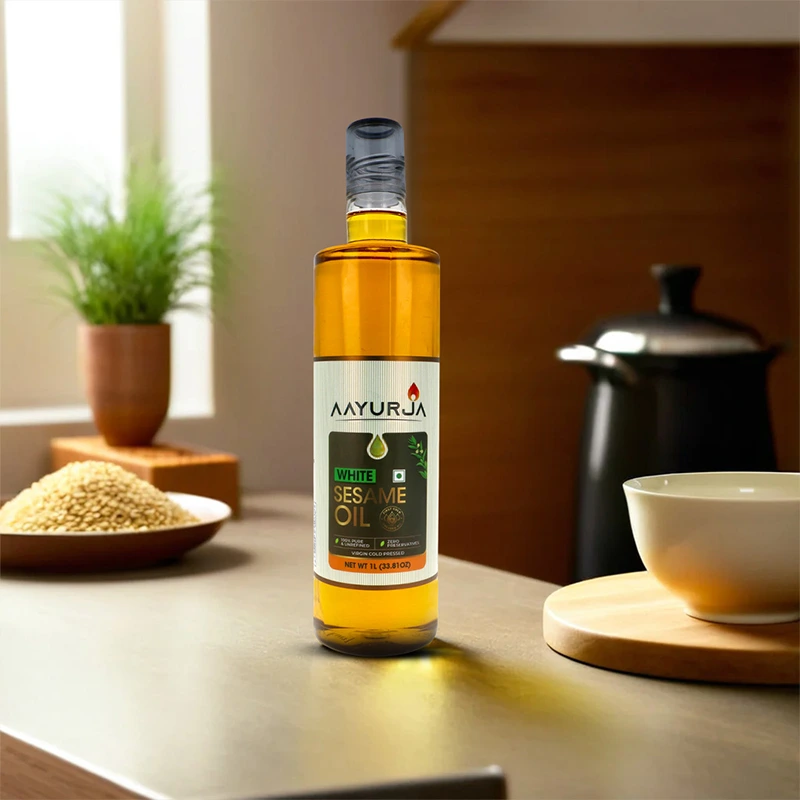 White Sesame Oil – Premium Edible Oil for Cooking & Health