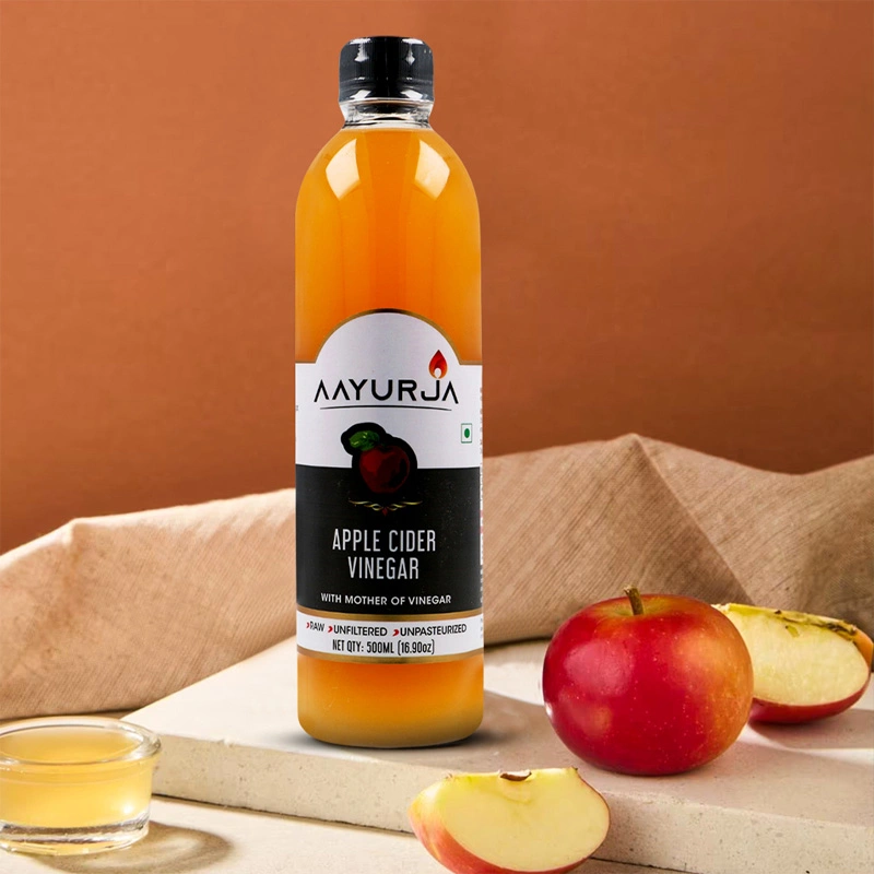 AAYURJA Apple Cider Vinegar – Natural Probiotic for Gut, Skin & Weight Balance