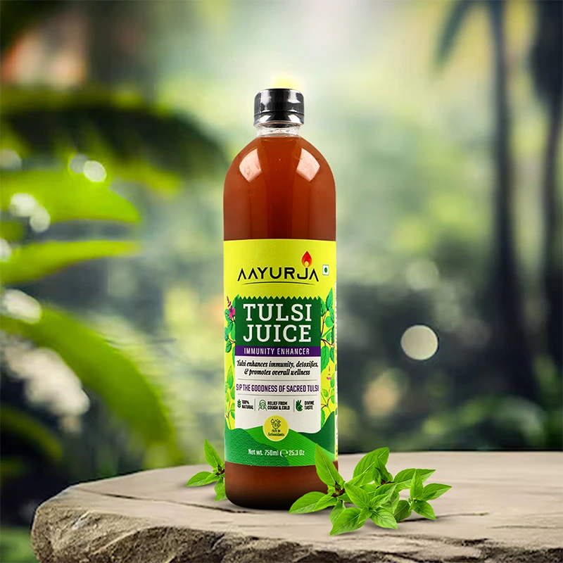 Tulsi Herbal Juice | Natural Immunity Booster & Stress Relief Drink