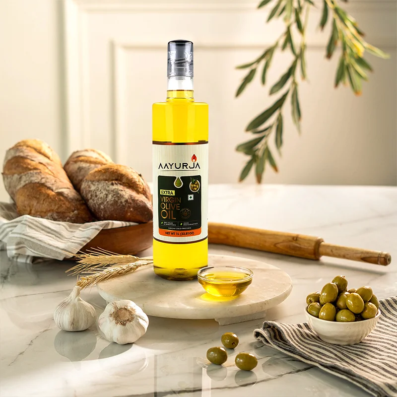 AAYURJA Extra Virgin Olive Oil – Cold Pressed & Nutrient-Rich for a Healthy Lifestyle